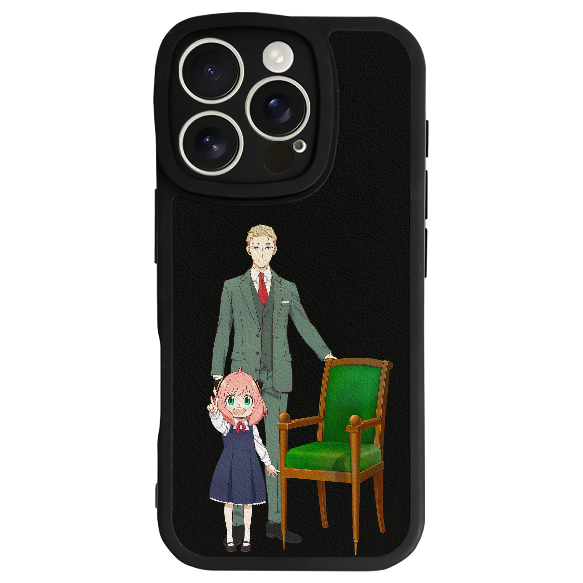 （画像用） SPY×FAMILY间谍家家酒 【iPhone 16シリーズ対応】シリコンスマホケース（レザー調） 材質：シリコン